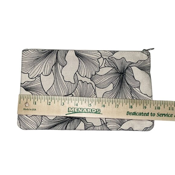 Origins Fabric Makeup Cosmetics Bag Used Black / Cream - Picture 15 of 15